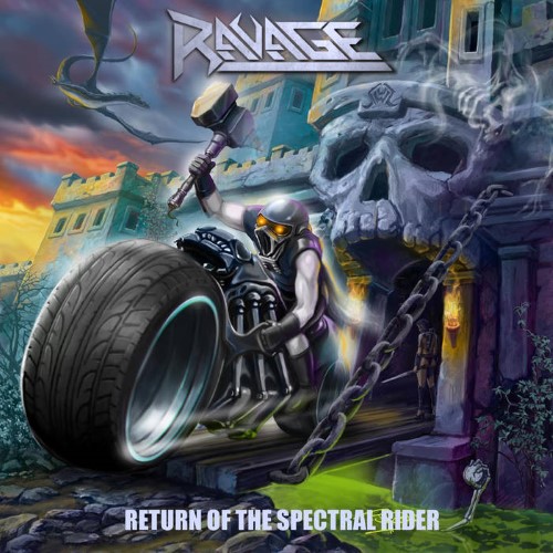 RAVAGE - Return of the Spectral Rider cover 