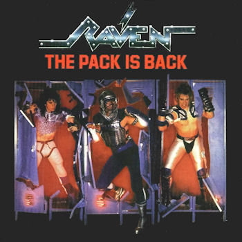 RAVEN - The Pack is Back cover 