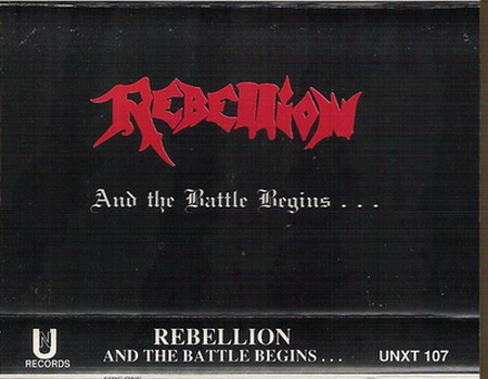 REBELLION - And the Battle Begins... cover 