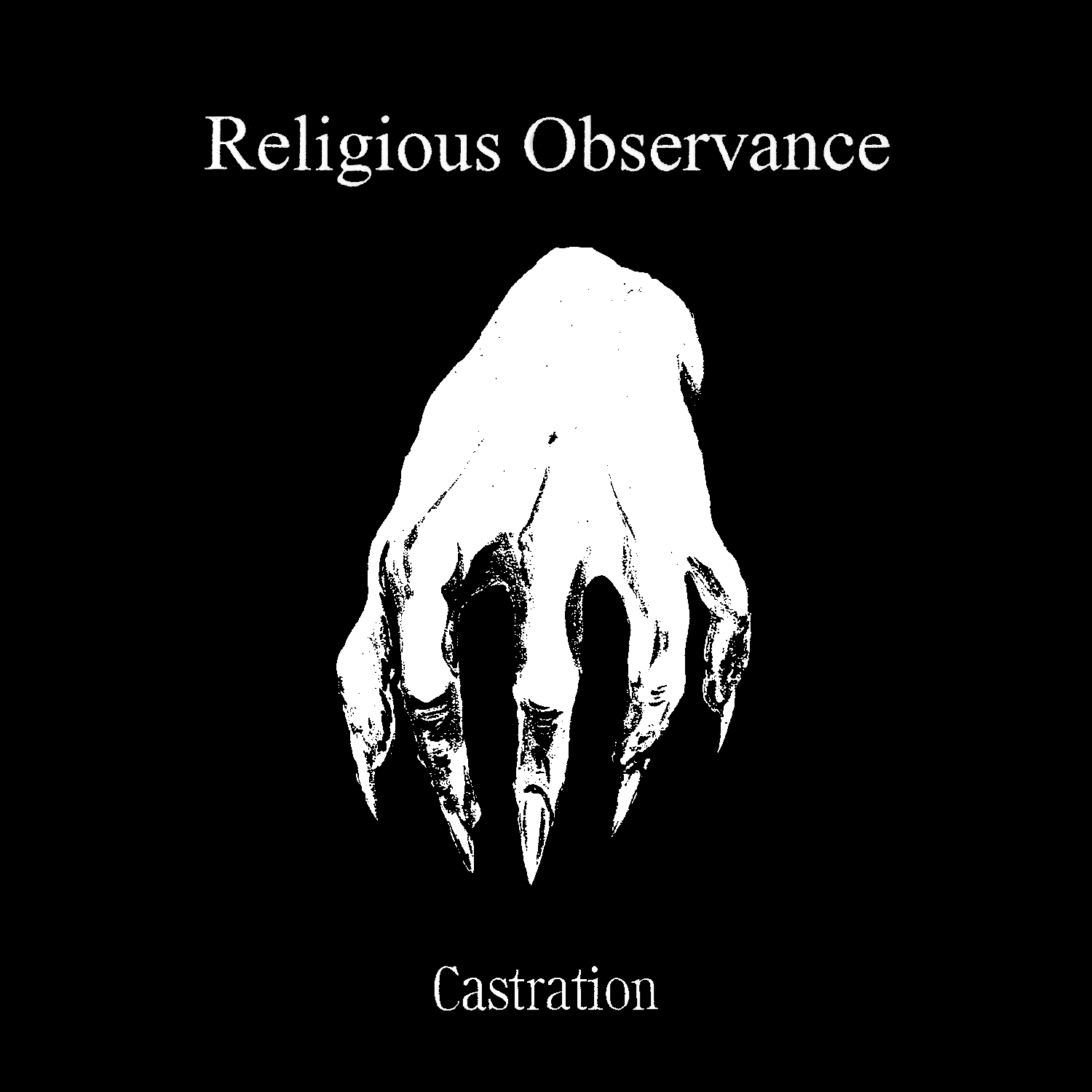 RELIGIOUS OBSERVANCE - Castration cover 