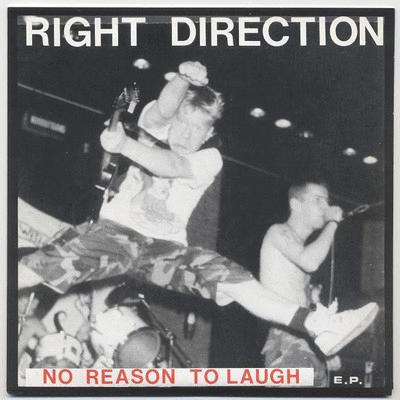 RIGHT DIRECTION - No Reason To Laugh cover 