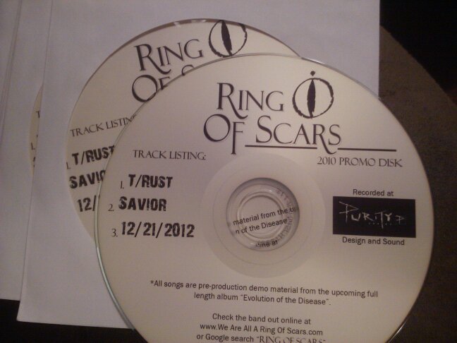RING OF SCARS - 2010 Promo Disk cover 