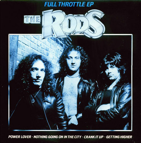 THE RODS - Full Throttle EP cover 