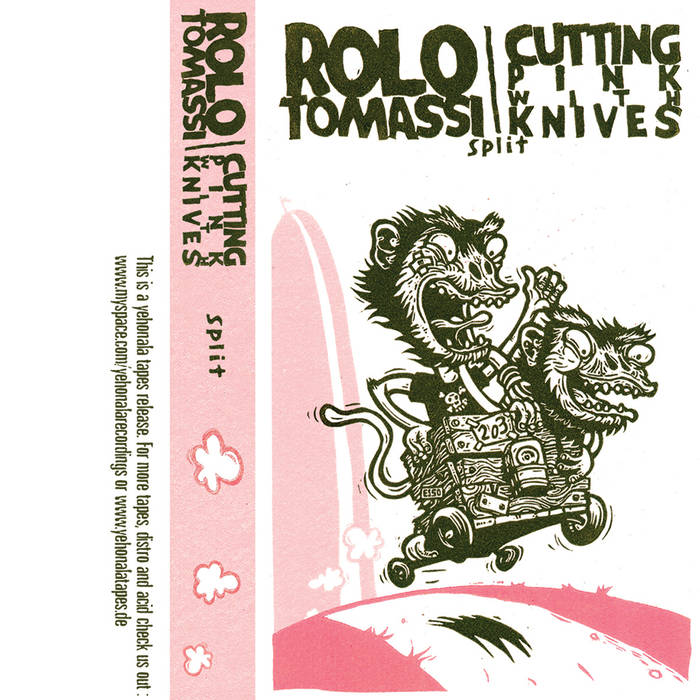 ROLO TOMASSI - Rolo Tomassi / Cutting Pink With Knives ‎– Split cover 