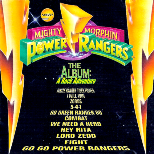 RON WASSERMAN - Mighty Morphin Power Rangers the Album: A Rock Adventure cover 