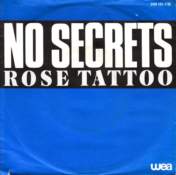 ROSE TATTOO - No Secrets cover 