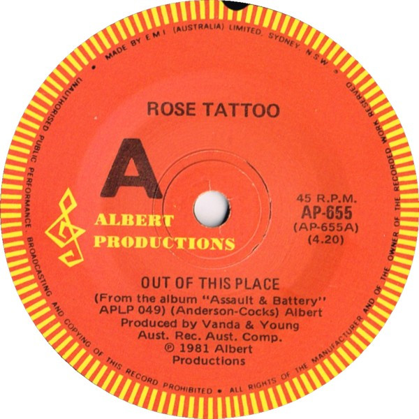 ROSE TATTOO - Out Of This Place cover 