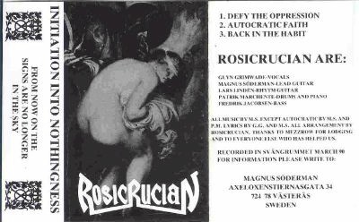 ROSICRUCIAN - Initiation Into Nothingness cover 
