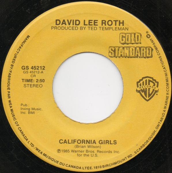 DAVID LEE ROTH - California Girls / Just A Gigolo cover 