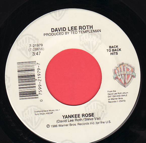 DAVID LEE ROTH - Yankee Rose / Goin' Crazy! cover 
