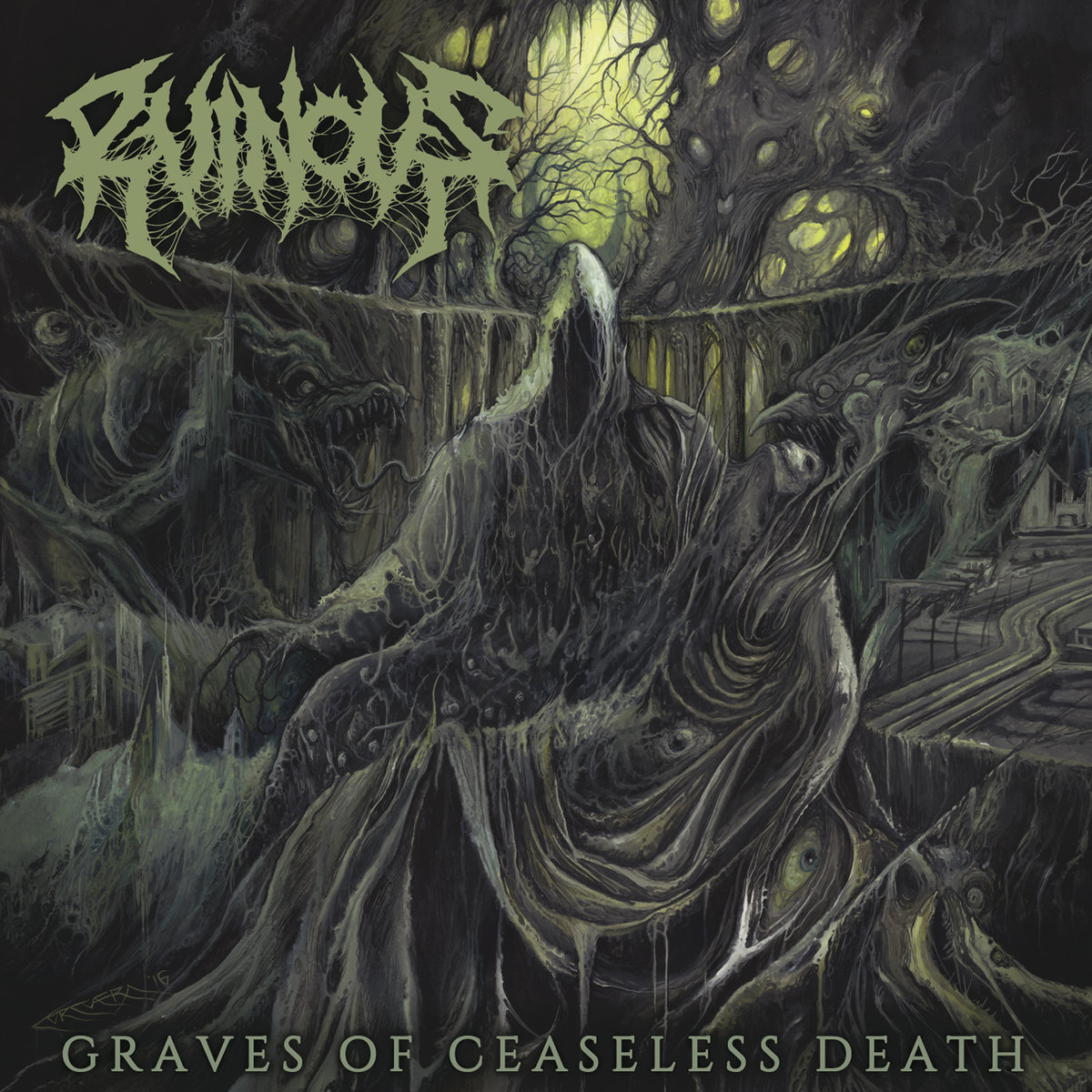 RUINOUS - Graves Of Ceaseless Death cover 