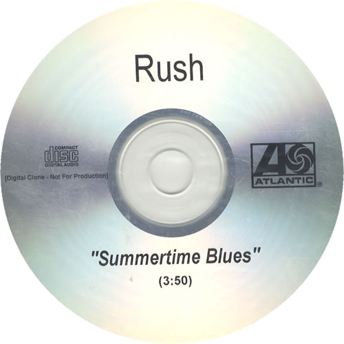 RUSH - Summertime Blues cover 