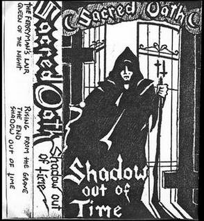 SACRED OATH - Shadow Out of Time cover 