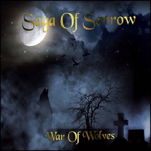 SAGA OF SORROW - War Of Wolves cover 