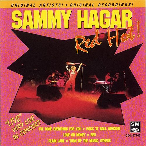 SAMMY HAGAR - Red Hot cover 