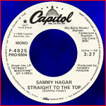 SAMMY HAGAR - Straight To The Top cover 