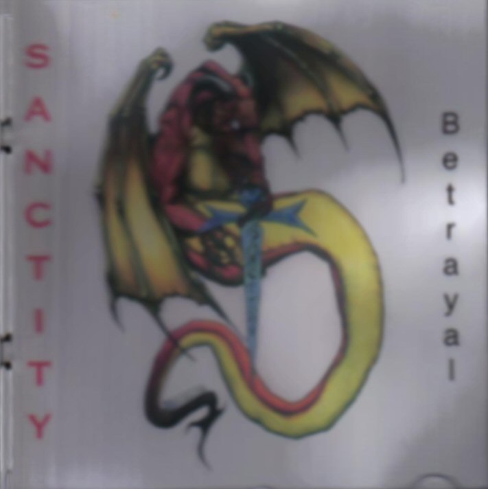 SANCTITY - Betrayal cover 