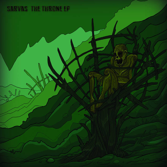 SARVAS - The Throne cover 
