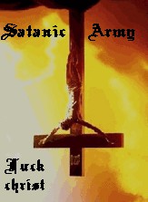 SATANIC ARMY - Fuck Christ cover 