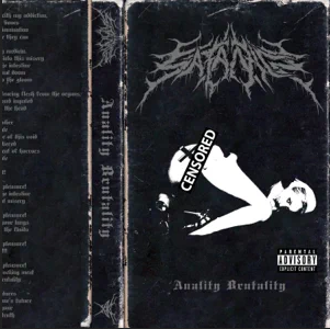 SATANICE - Anality Brutality cover 