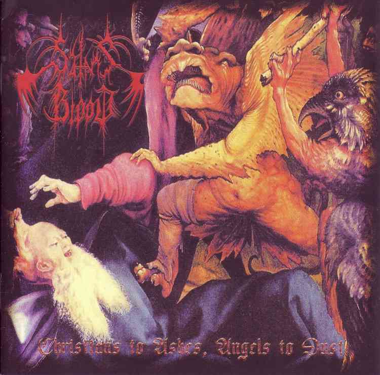 SATAN'S BLOOD - Christians to Ashes, Angels to Dust cover 