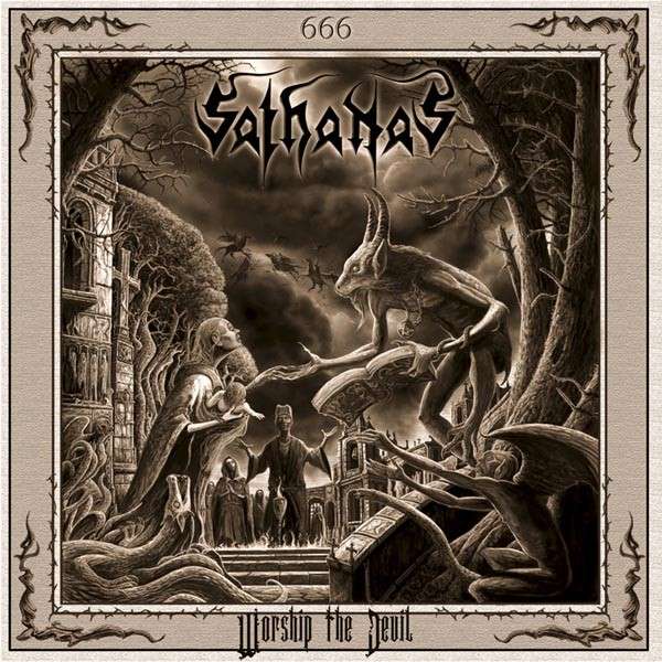 SATHANAS - Worship the Devil cover 