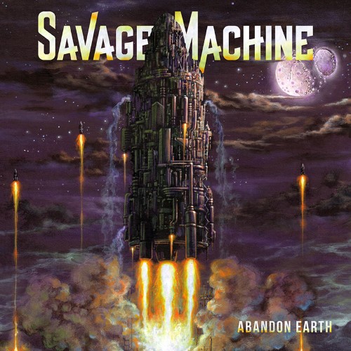 SAVAGE MACHINE - Abandon Earth cover 