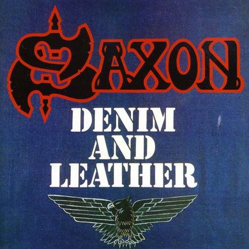 SAXON - Denim and Leather cover 