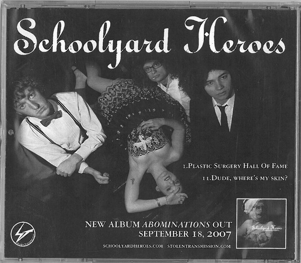 SCHOOLYARD HEROES - Plastic Surgery Hall of Fame cover 