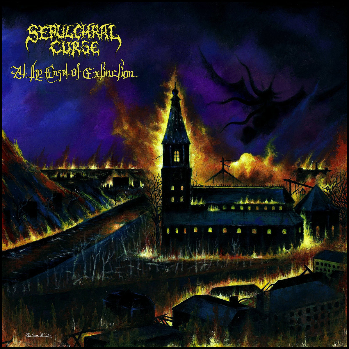 SEPULCHRAL CURSE - At The Onset Of Extinction cover 