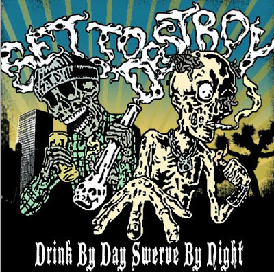 SET TO DESTROY - Drink by Day Swerve by Night cover 