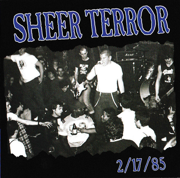 SHEER TERROR - 2/17/85 cover 