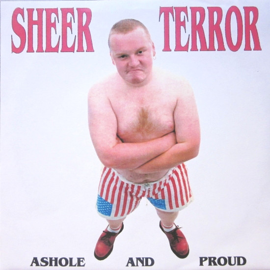 SHEER TERROR - Asshole And Proud cover 