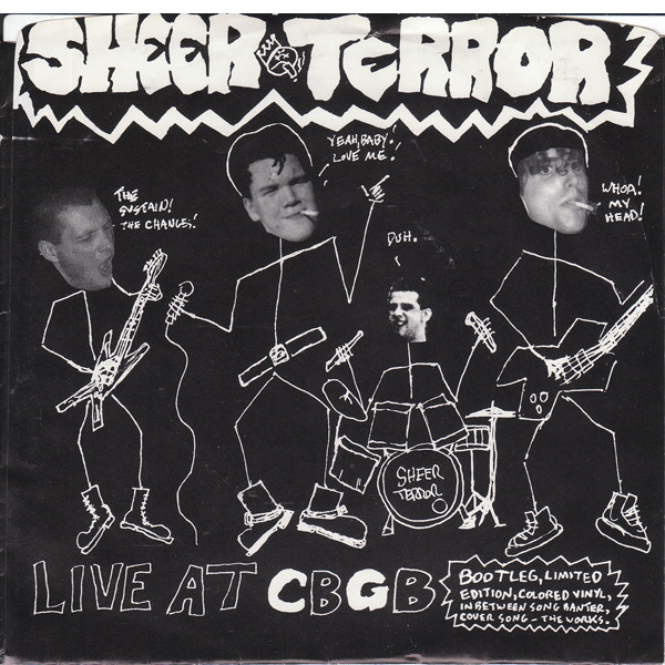SHEER TERROR - Live At CBGB cover 