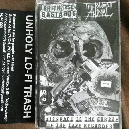 SHITNOISE BASTARDS - Disgrace To The Corpse Of The Tape Recorder cover 