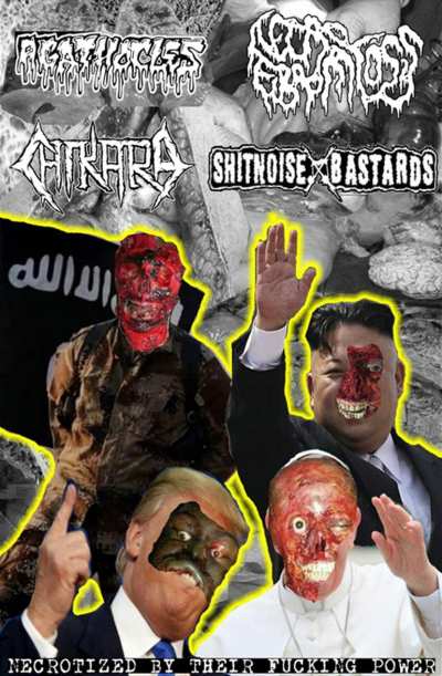 SHITNOISE BASTARDS - Necrotized By Their Fucking Power cover 