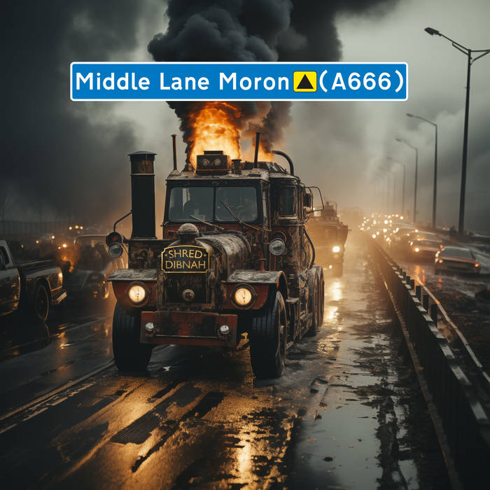 SHRED DIBNAH - Middle Lane Moron (A666) cover 
