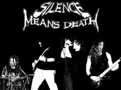 SILENCE MEANS DEATH - Promo CD cover 