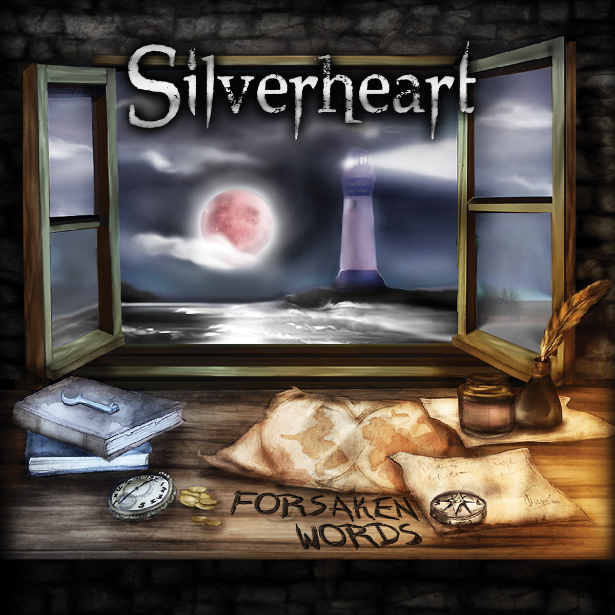 SILVERHEART - Forsaken Words cover 