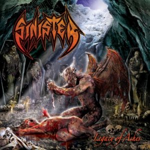 SINISTER - Legacy of Ashes cover 