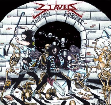 SLAVER - Thrash Forces cover 
