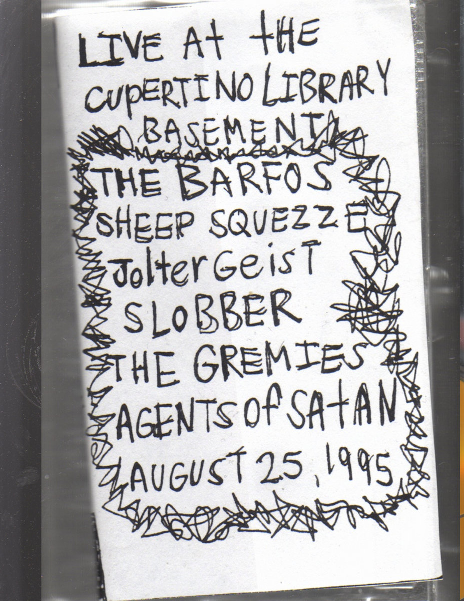 SLOBBER - Live At The Cupertino Library Basement - 1995 cover 