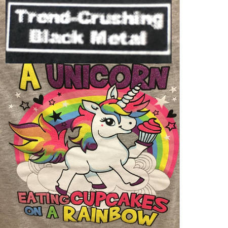 SLOTH - A Unicorn Eating Cupcakes On A Rainbow Is Trend​-​Crushing BLKMTL​!​! cover 