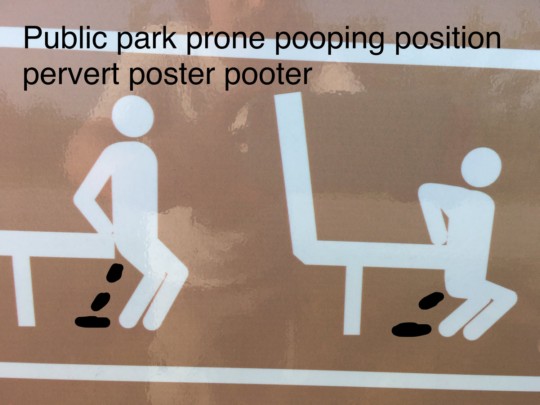 SLOTH - Public Park Prone Pooping Position Pervert Poster Pooter cover 