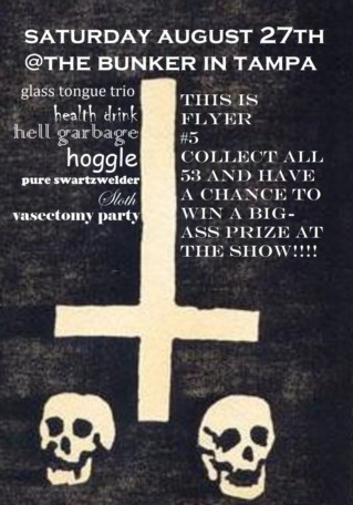 SLOTH - Show Flyer #5 cover 
