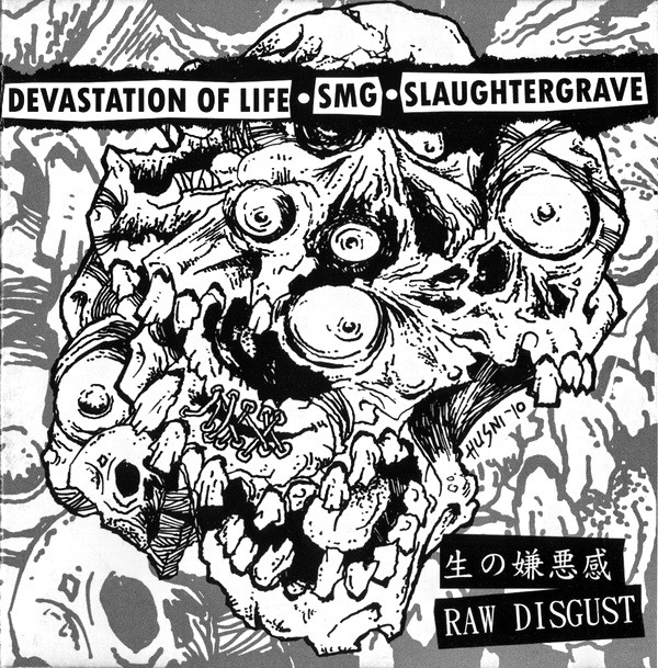 SMG - Raw Disgust 3 Way Split cover 