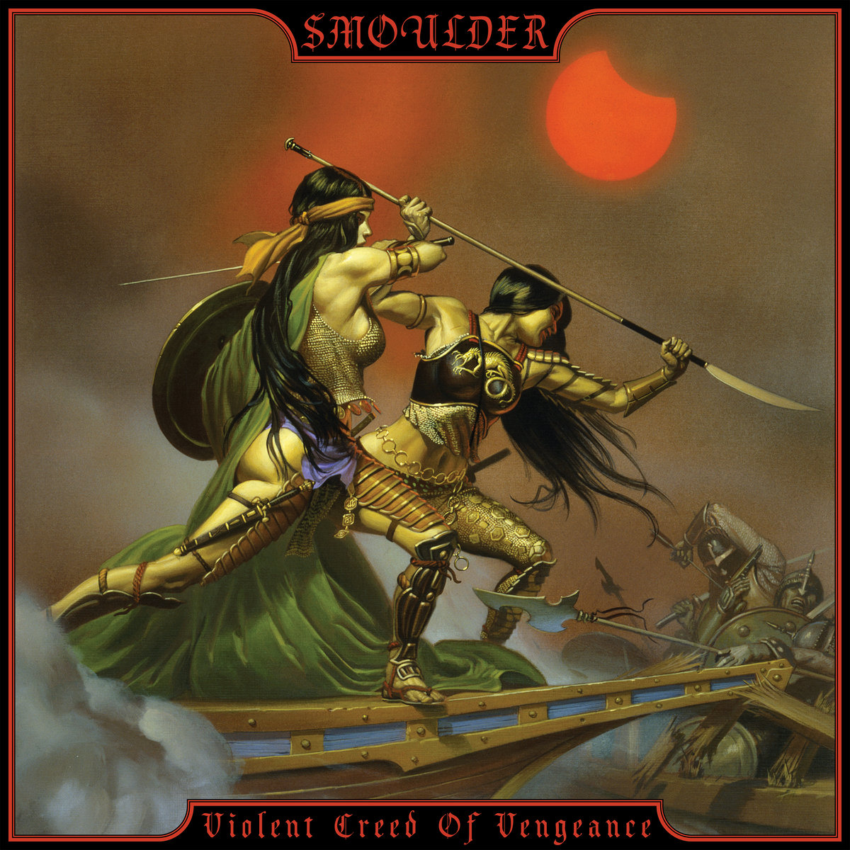 SMOULDER - Violent Creed of Vengeance cover 