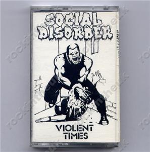 SOCIAL DISORDER - Violent Times cover 