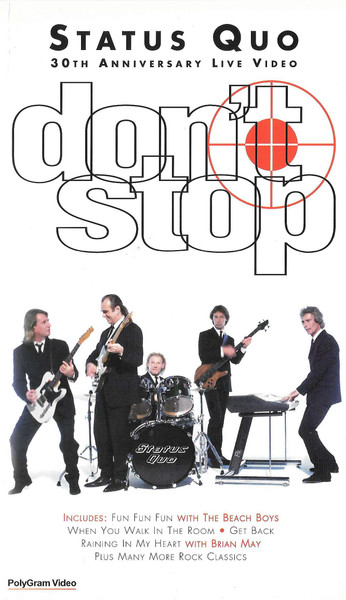 STATUS QUO - Don't Stop - 30th Anniversary Live Video cover 