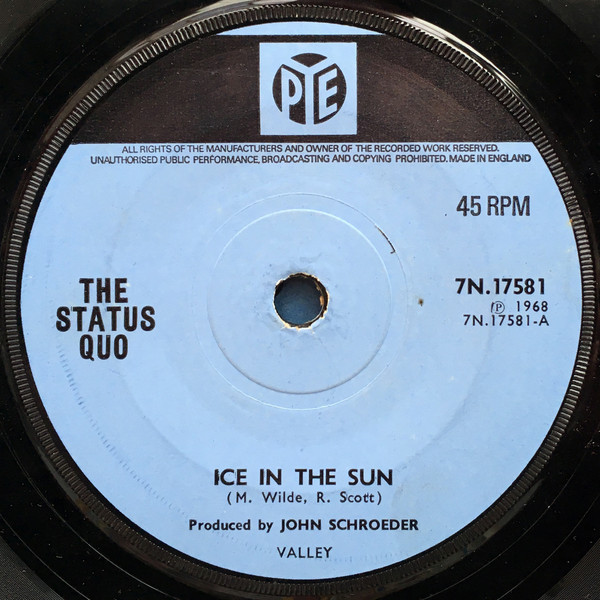 STATUS QUO - Ice In The Sun cover 